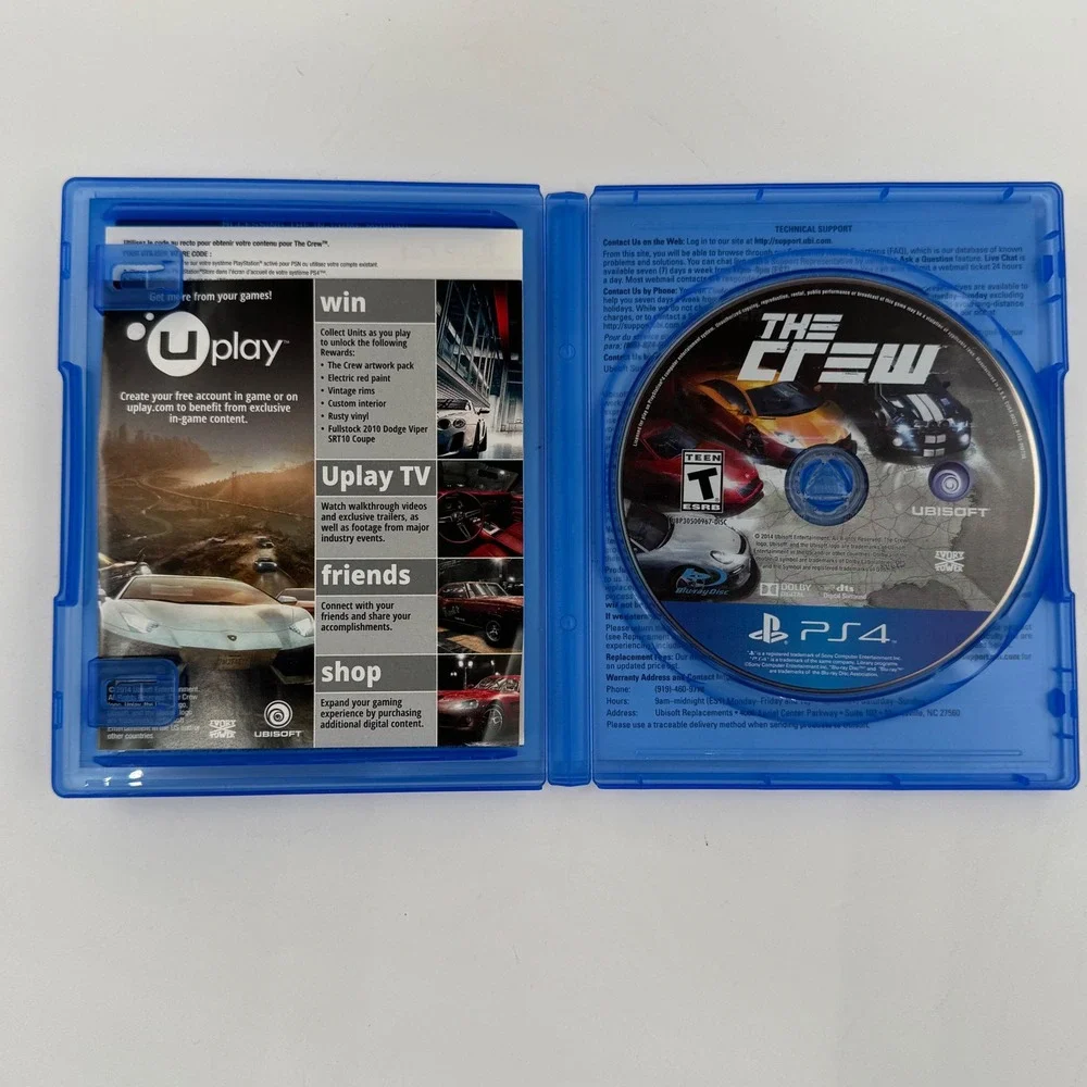 The Crew Limited Edition Racing Video Game PS4 Ubisoft